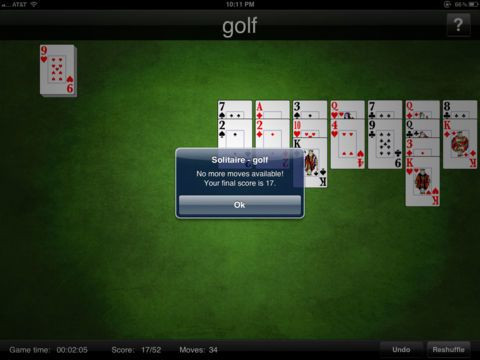 Solitaire - Golf Solitaire - Golf