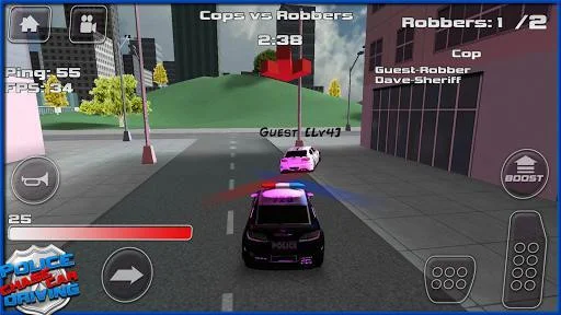 Police Chase Car Driving