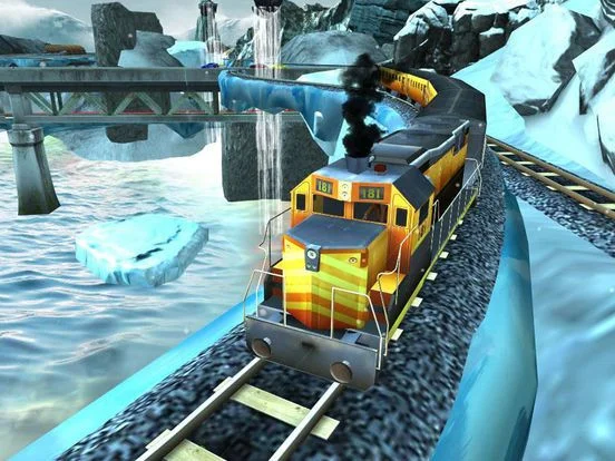 Train Simulator 3D. Uphill Driver Journey In Fun Racing Locomotive Train Simulator 3D. Uphill Driver Journey In Fun Racing Locomotive