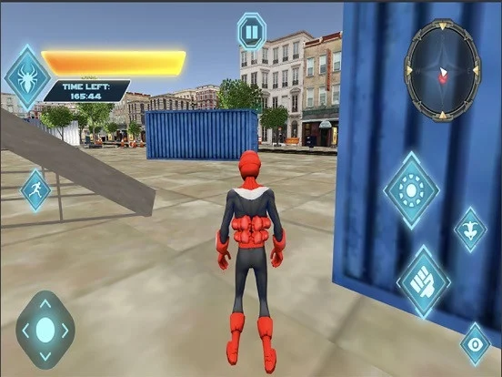 Black Spider Flying Hero Black Spider Flying Hero