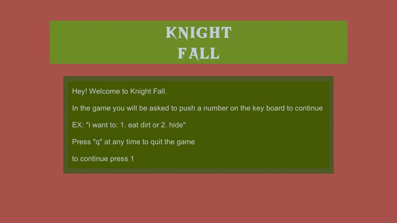 Knight Fall (BLAZED-WALK) (itch) Knight Fall (BLAZED-WALK) (itch)