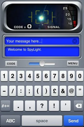 SpyLight - Morse Code fun! SpyLight - Morse Code fun!