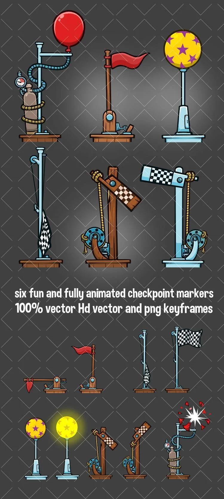 Mega checkpoint pack (itch)
