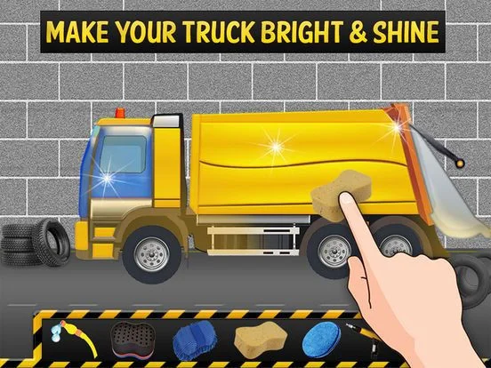 Garbage Truck Wash Salon: Cleanup Messy Trucks After Waste Collection Garbage Truck Wash Salon: Cleanup Messy Trucks After Waste Collection