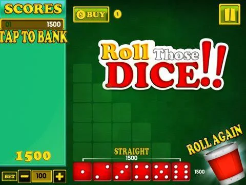 Dice Ten Thousand - Roll Those Lucky Dice - Classic Farkle 10000 Fun! Dice Ten Thousand - Roll Those Lucky Dice - Classic Farkle 10000 Fun!