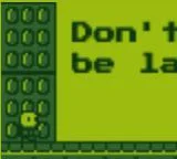 Don't be late (itch) Don't be late (itch)