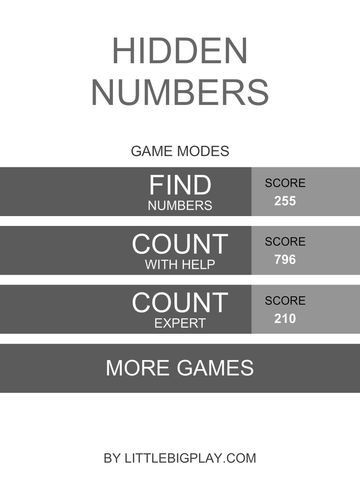 Hidden Numbers - Best Free Counting And Searching Numbers Puzzle & Math Game Hidden Numbers - Best Free Counting And Searching Numbers Puzzle & Math Game