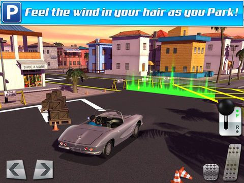 Classic Sports Car Parking Game Real Driving Test Run Racing