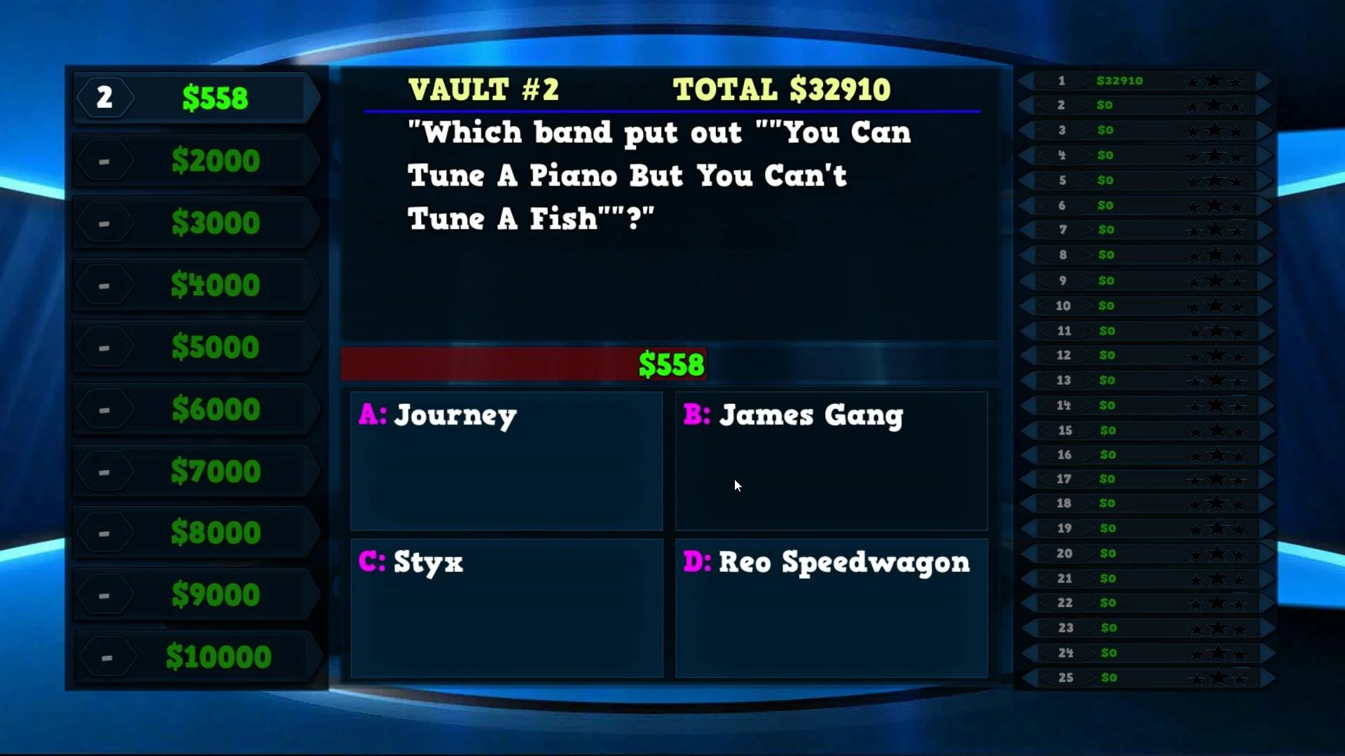 Рецензии Trivia Vault: Classic Rock Trivia 2