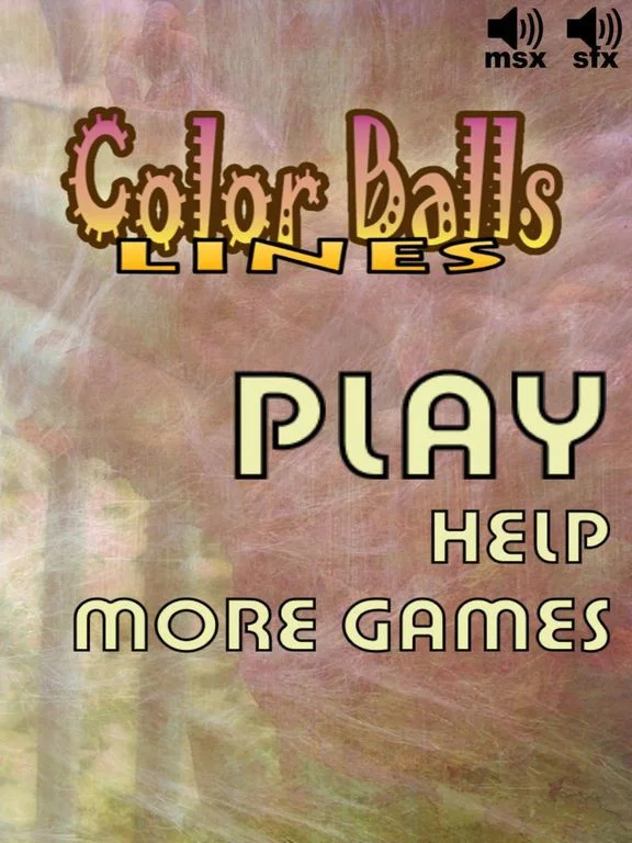 Color Balls - Lines