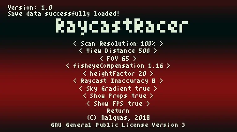 Raycast Racer (itch) Raycast Racer (itch)