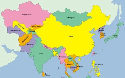 Статьи по Asia Map Puzzle