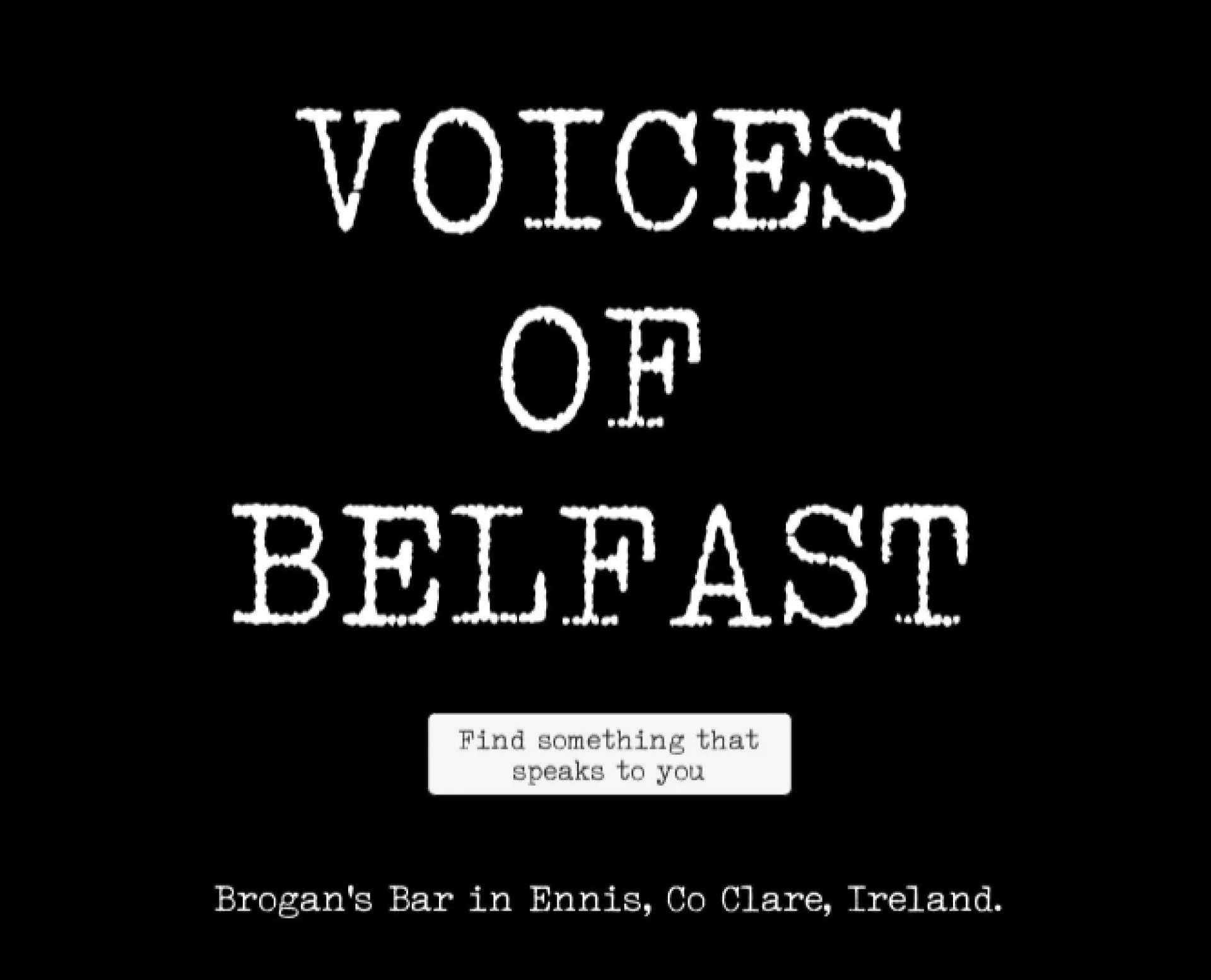 Voices of Belfast (itch) Voices of Belfast (itch)