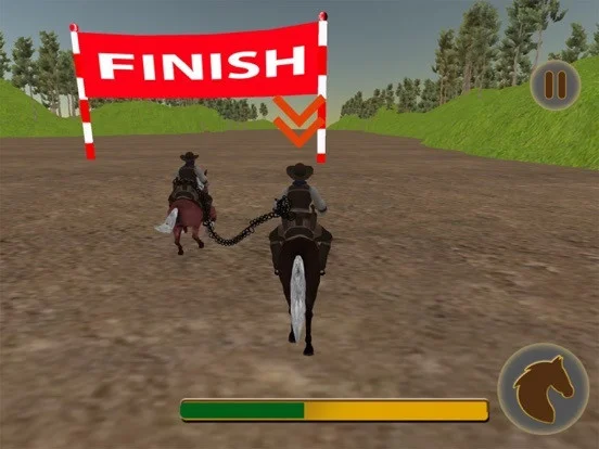 Real Chained Horse Race Real Chained Horse Race