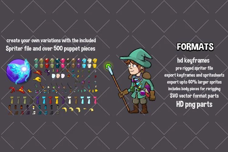 Mega mage pack (itch) Mega mage pack (itch)