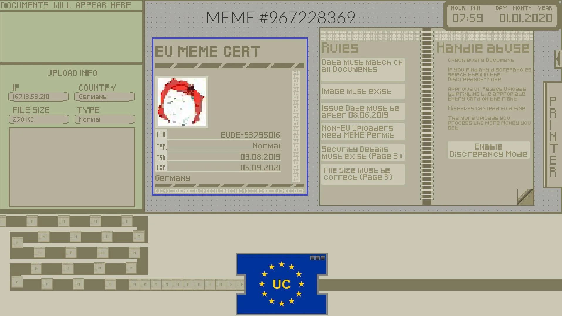 EU Meme Control (itch) EU Meme Control (itch)