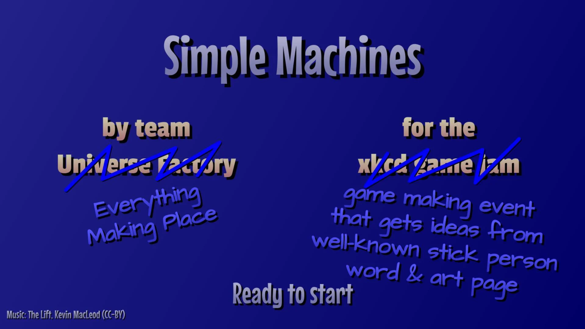 Simple Machines (xkcd game jam 2017 entry) (itch) Simple Machines (xkcd game jam 2017 entry) (itch)