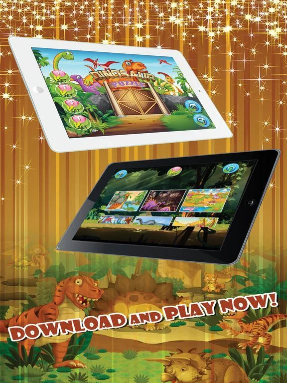 Dinosaur Jigsaw Puzzles for Kids, Toddlers & Boys