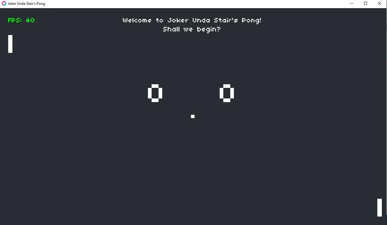 Joker Unda Stair's "Pong" (itch)