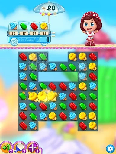 Ice Cream Paradise - Match 3 Puzzle Adventure