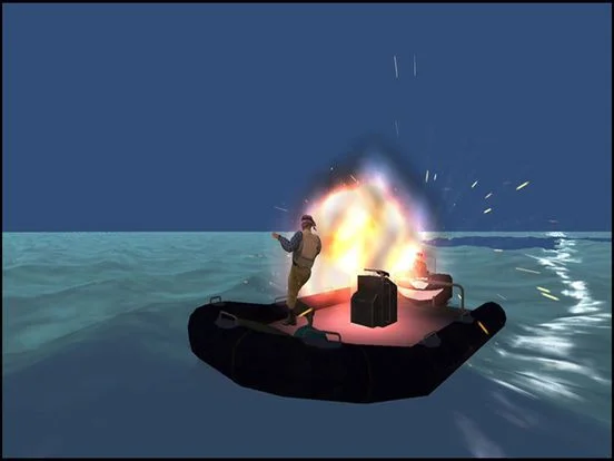 Fly Submarine Car: Police Boat Fly Submarine Car: Police Boat