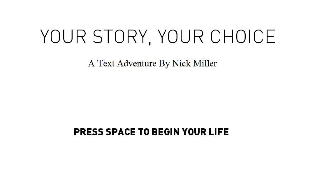 Your Story, Your Choice (itch) Your Story, Your Choice (itch)