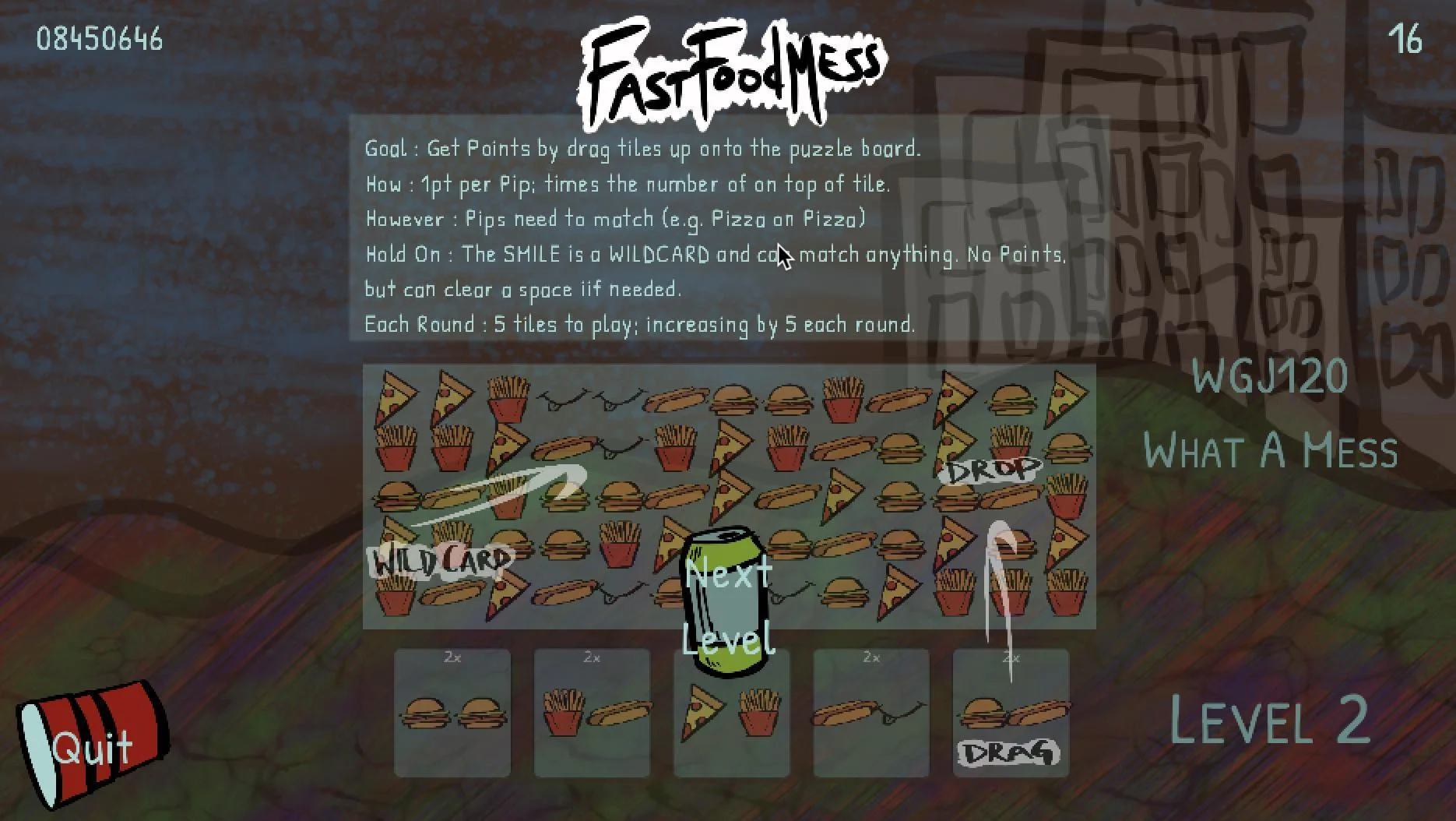 Рецензии Fast Food Mess (itch)