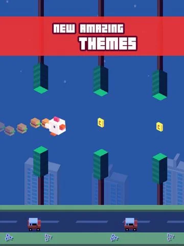 Crossy Tiny Bird Tappy - Sky Surfers Jumping Crossy Tiny Bird Tappy - Sky Surfers Jumping