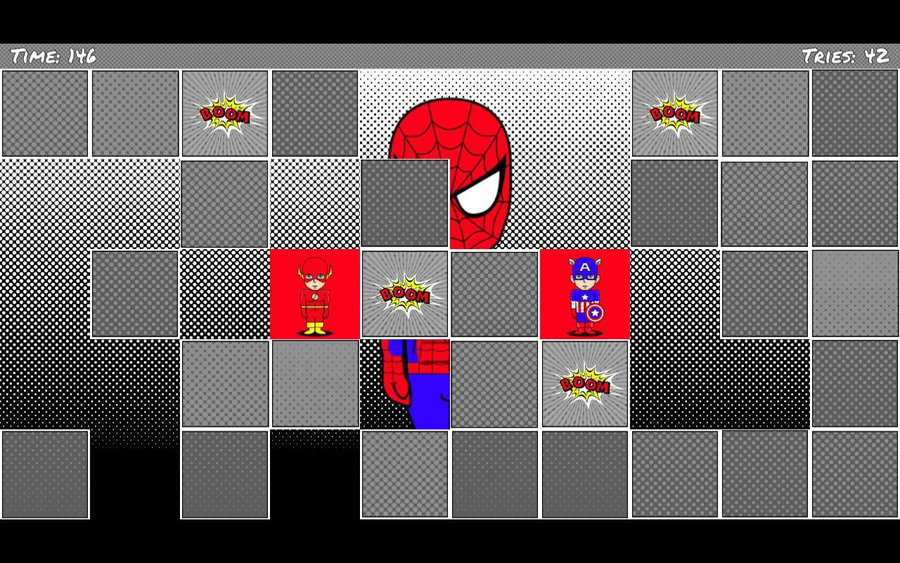 Superhero Memory Match (itch)