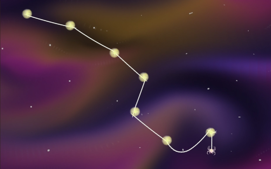 Spider Spins a Star Sign (itch)