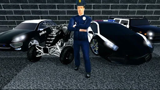 US Police Limousine Car & Bike Transporter