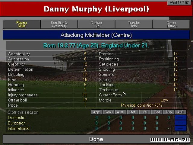 Championship Manager Season 97/98 Championship Manager Season 97/98