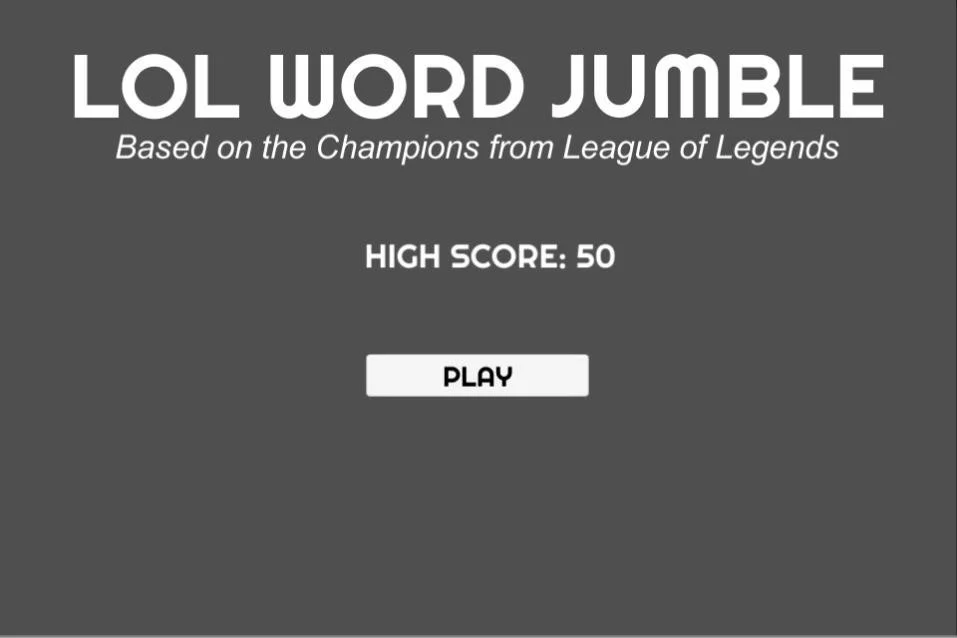 LOL Word Jumble (itch) LOL Word Jumble (itch)