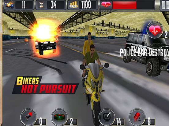 Bikers Hot Pursuit - 3D Racing and Shooting Game Bikers Hot Pursuit - 3D Racing and Shooting Game