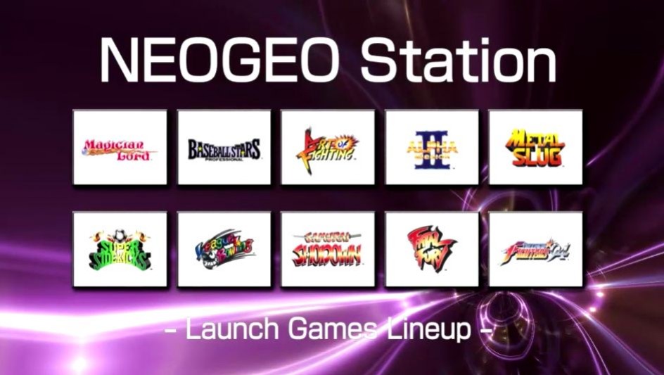 Neo geo deals station