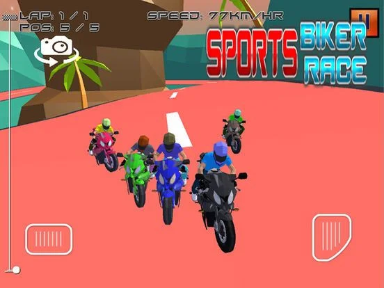 Sports Biker Race Sports Biker Race