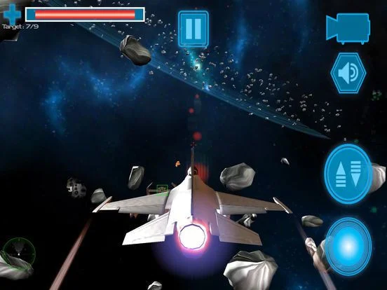 Jet Fighter Strike in 3D Space Warfare game Jet Fighter Strike in 3D Space Warfare game