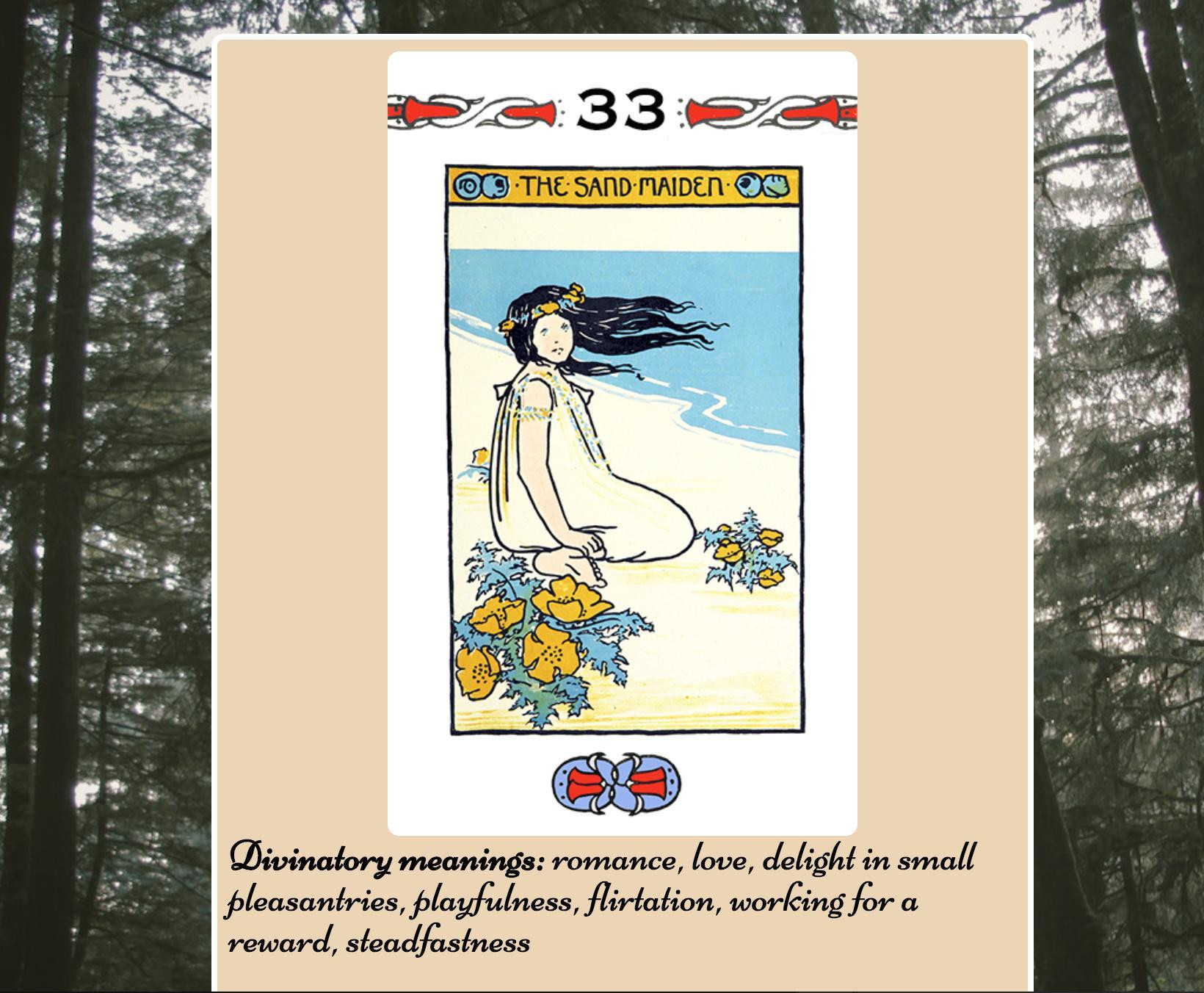 Рецензии Songs of Near and Far Away: A Fairytale Oracle (itch)