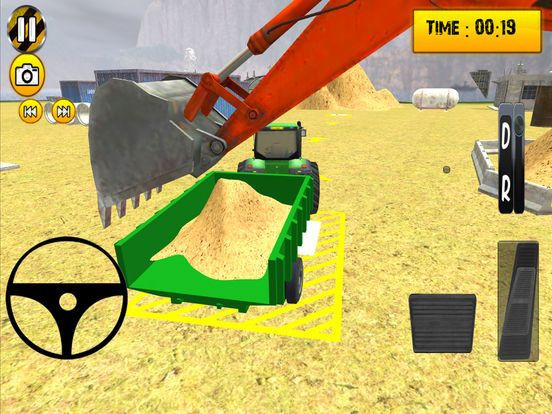 Real Crane Sand Excavator 3D Real Crane Sand Excavator 3D