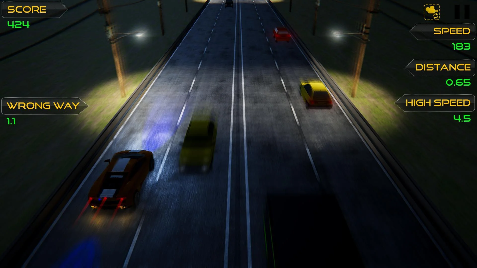 Exteme Racing on Highway Exteme Racing on Highway