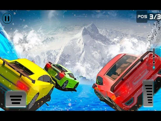 Frozen Water Slide Car driving simulator pro