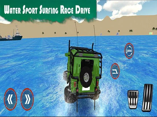 Real Water Surfer: Epic Beach Car Driving Real Water Surfer: Epic Beach Car Driving