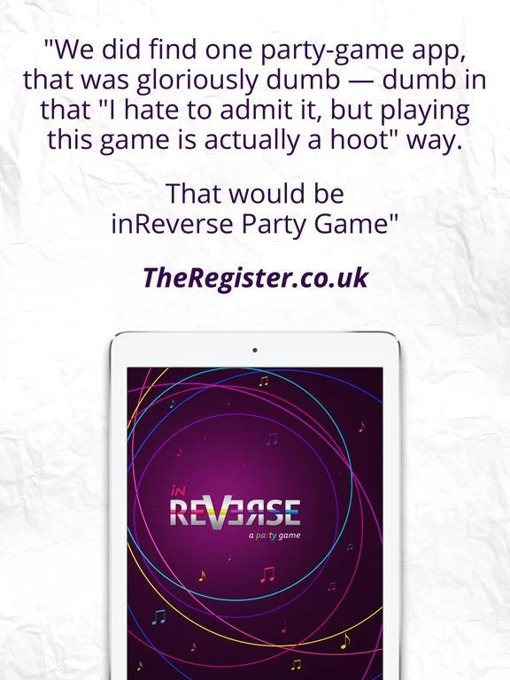inReverse Party Game - Backwards Karaoke inReverse Party Game - Backwards Karaoke