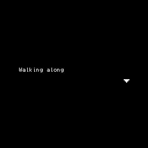 Walking along, (itch)