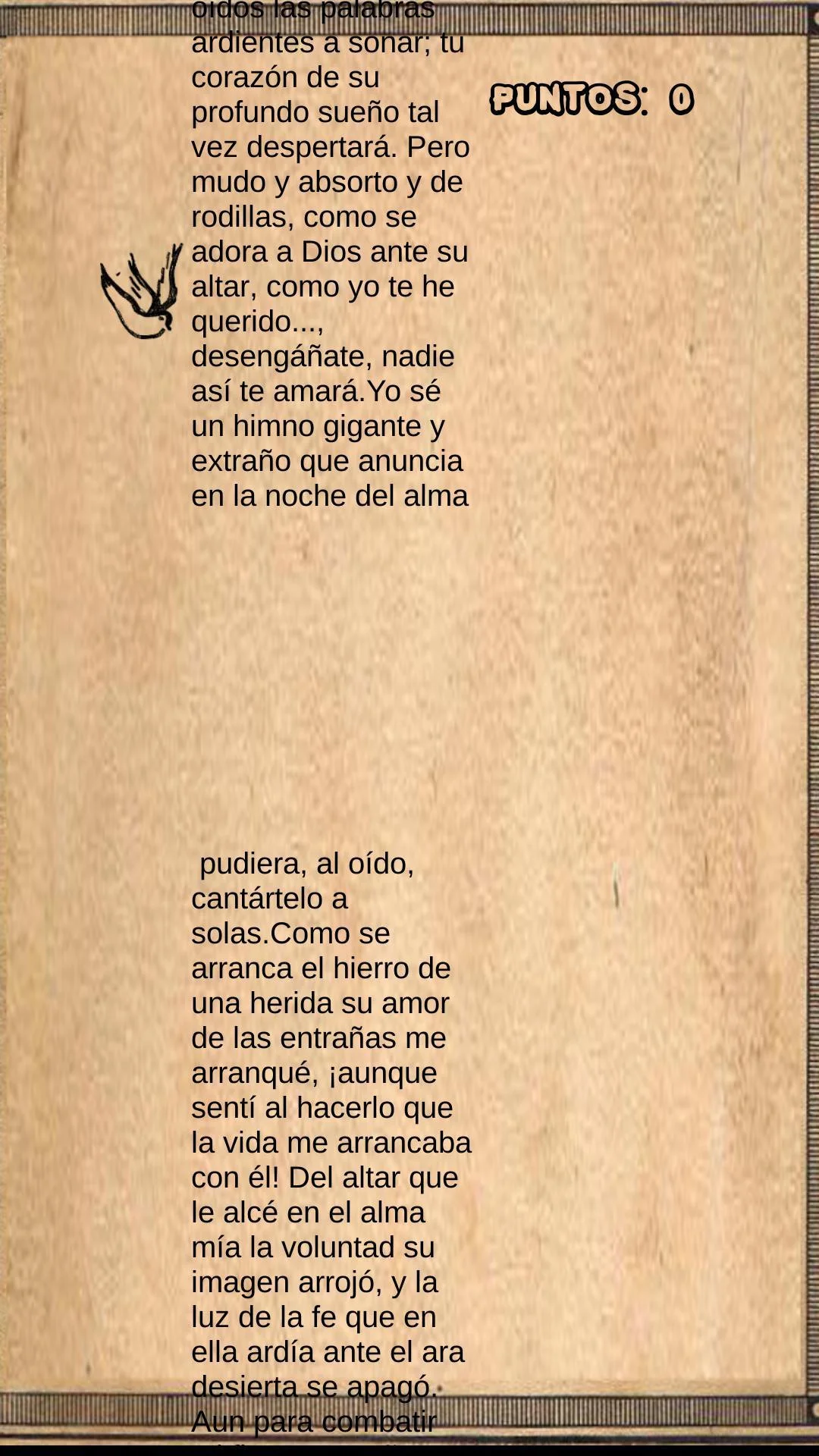 Bécquer Bird (itch)