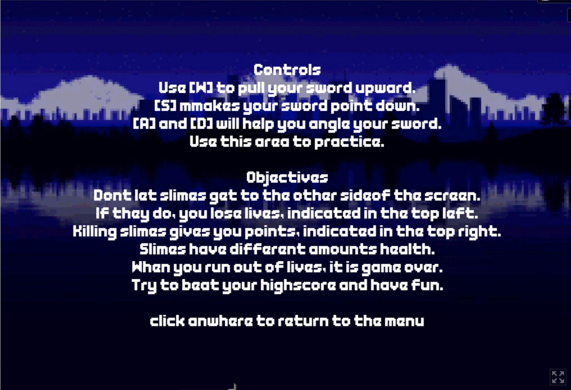 SWORDS kill SLIMES (itch) SWORDS kill SLIMES (itch)
