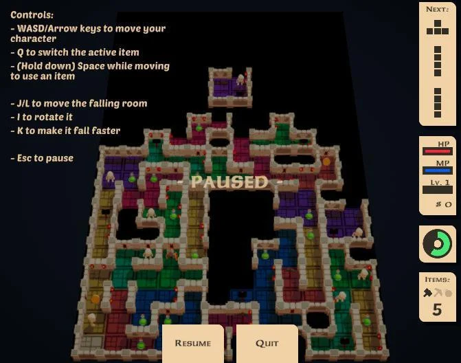 4-Block Dungeon (prototype) (itch) 4-Block Dungeon (prototype) (itch)