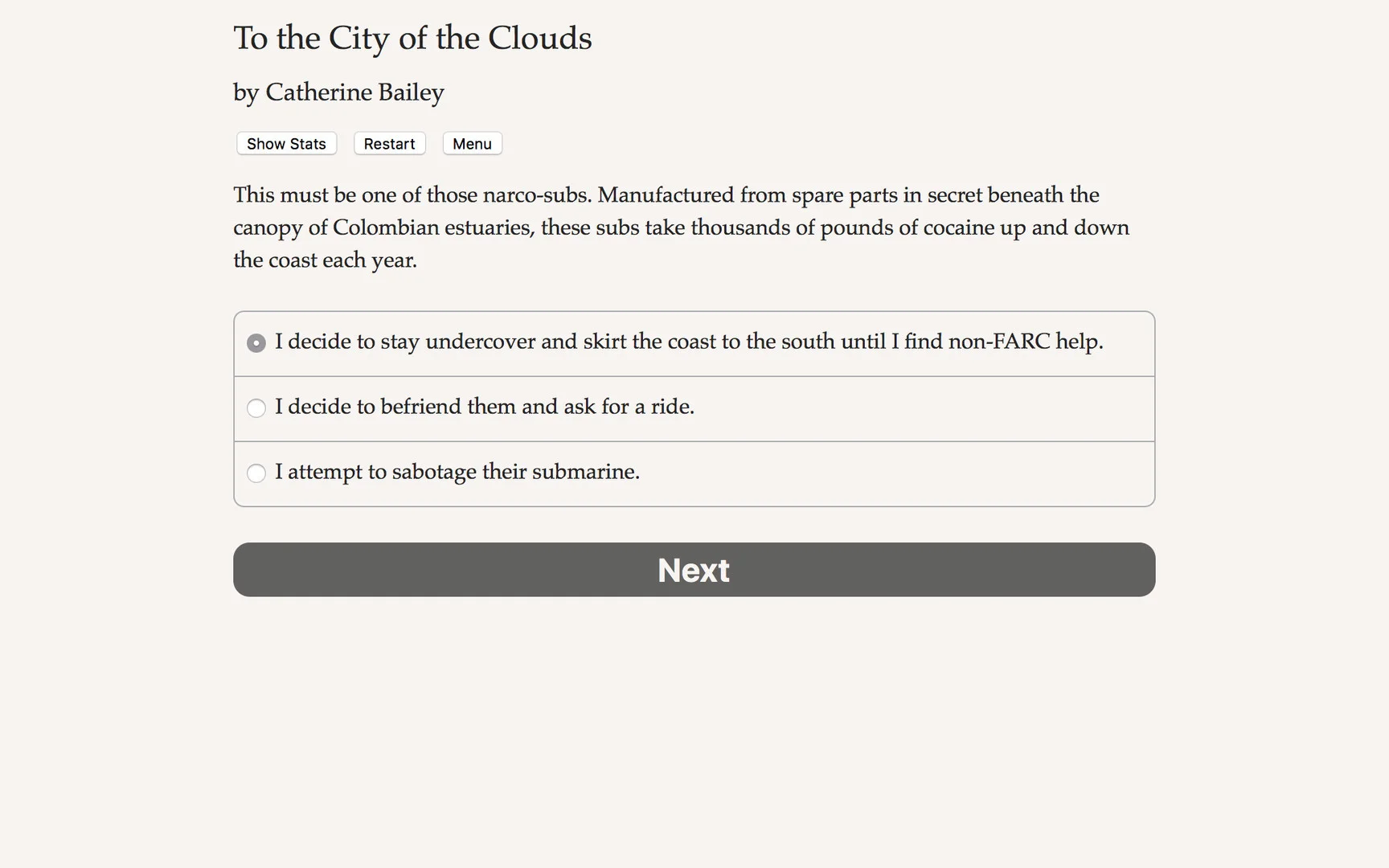 To the City of the Clouds To the City of the Clouds