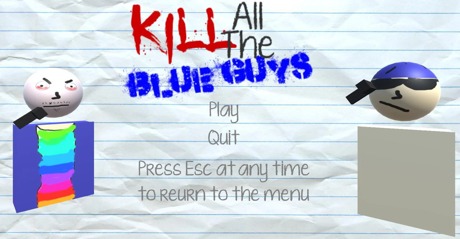 Kill All The Blue Guys (itch) Kill All The Blue Guys (itch)