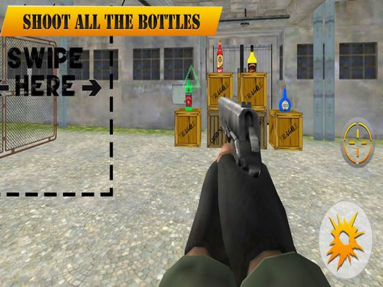 Small Bottle Shooting: Shooter Small Bottle Shooting: Shooter